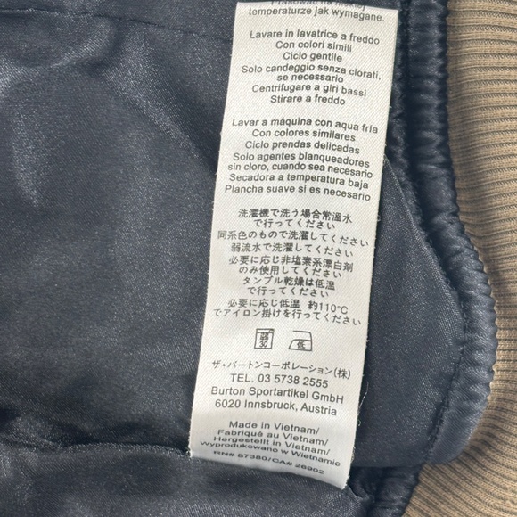 Burton Hoodie Vest – Size S Color: Brown / Beige Y2K - Picture 8 of 11